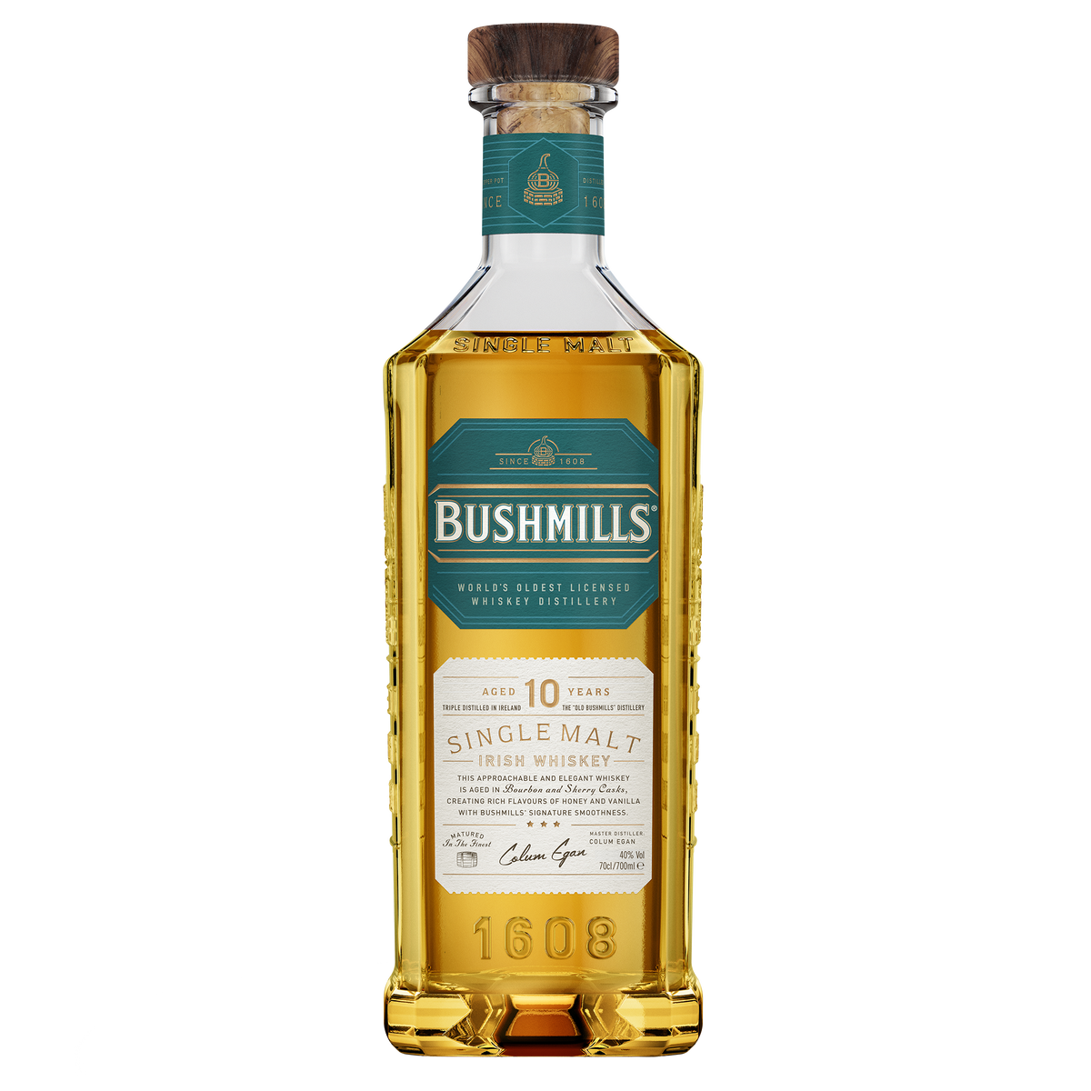 Bushmills 10 Year Old Single Malt Irish Whiskey 70cl House of Spirits