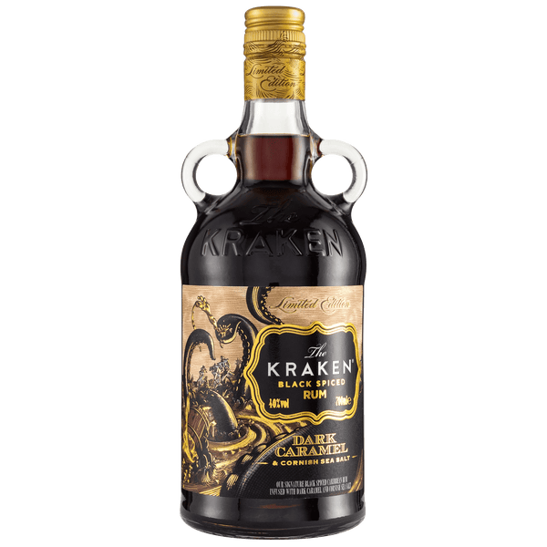 The Kraken Black Spiced Rum Dark Caramel and Cornish Sea Salt Limited Edition 70cl