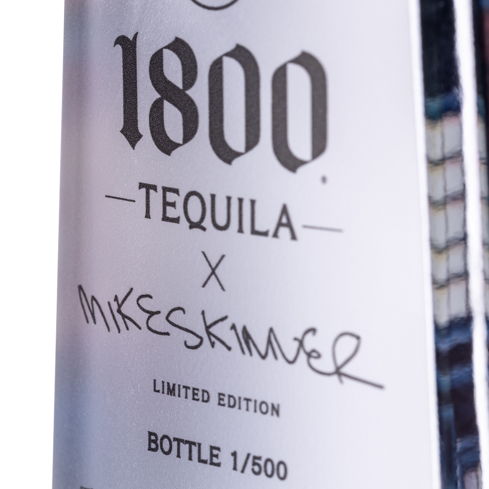 1800 Silver Tequila 70cl Essential Artist x Mike Skinner Collaboration